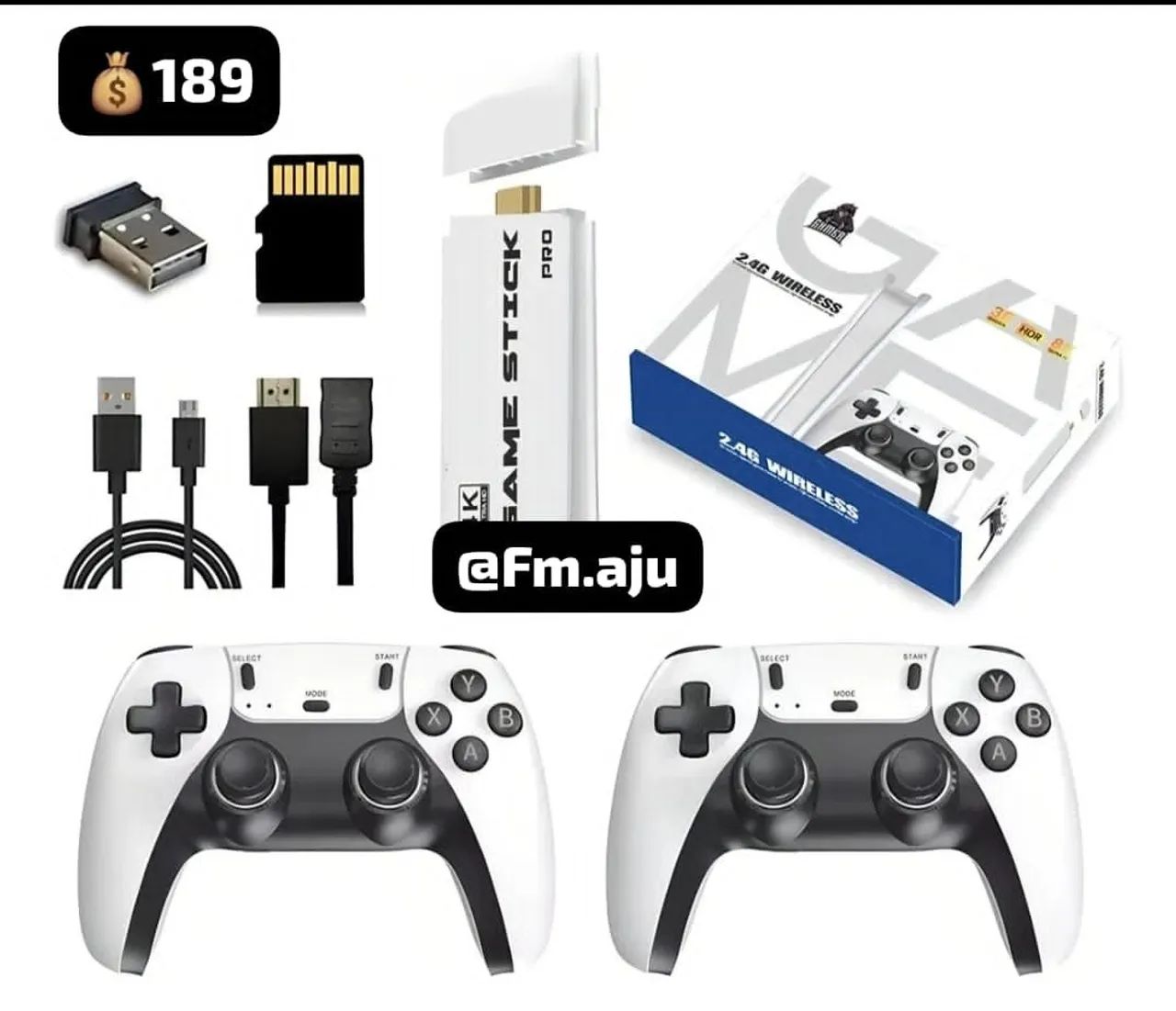 Game Stick M15 pro Design PS5 - ENTREGA GRÁTIS 8KM