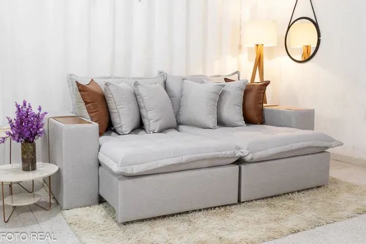 Sofá Cama Tebas  2,36m    Pague na Entrega! - Foto 2