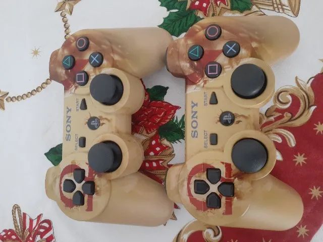 2 controle PS3 original edição God of War - Foto 3