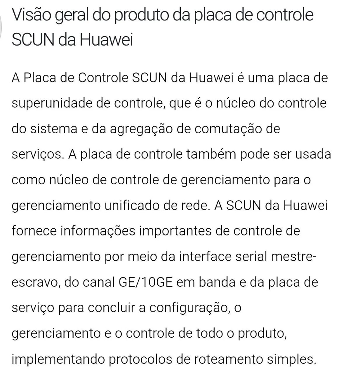 Placa de controle SCUN da Huawei - Foto 4