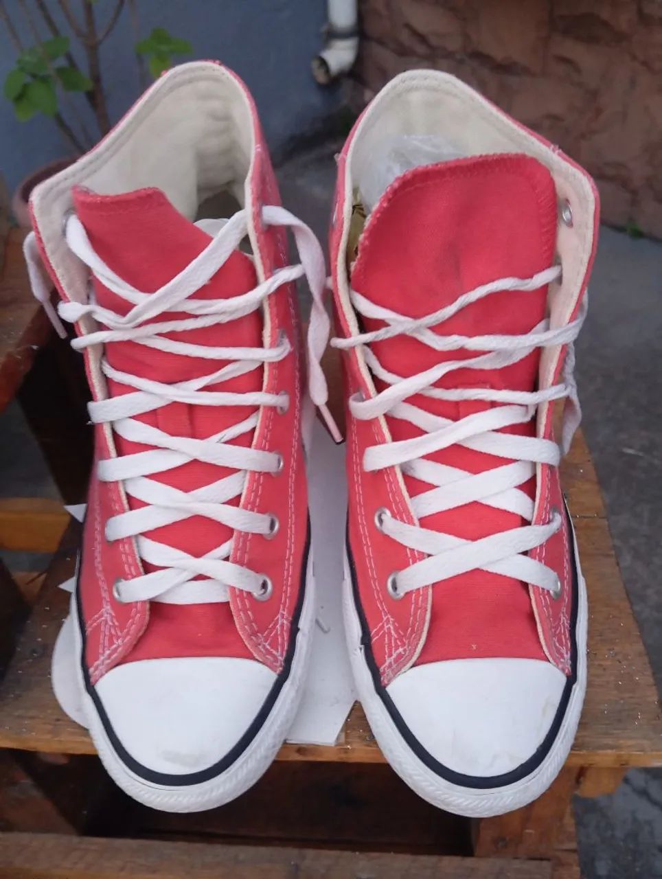 Converse All Star Vermelho 33 - Foto 2