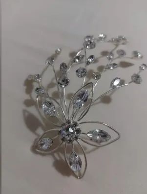 Vestido versátil branco + tiara prata com zircônia - Foto 3