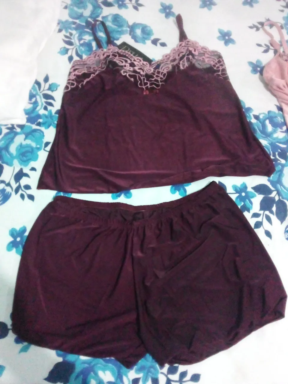 Conjunto de Lingerie Bordado - Tamanho M