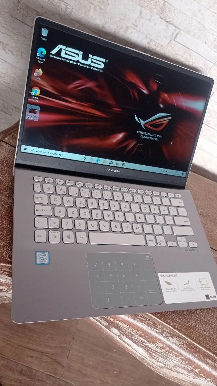 Notebook Asus VivoBook S14 core i7 oitava geração 8gb ddr4 SSD 480gb praticamente novo  - Foto 3