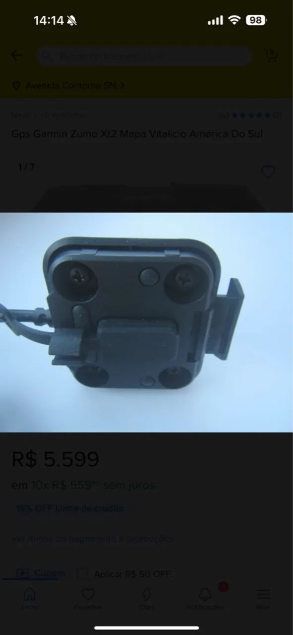 Gps Garmin Zumo Xt2 Mapa Vitalicio América Do Sul - Foto 4