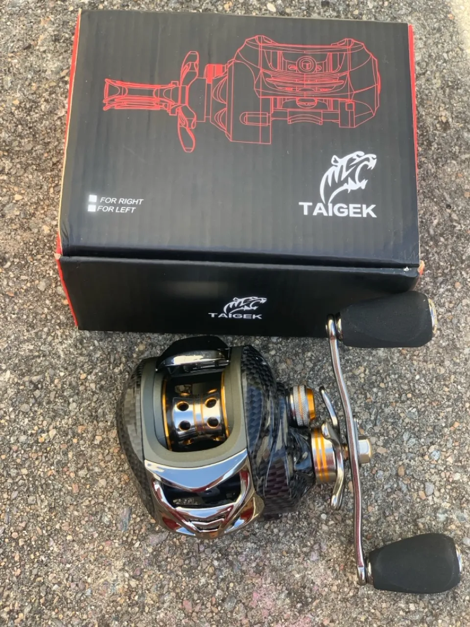 Carretilha Taigek - Perfeita para Pesca Esportiva!