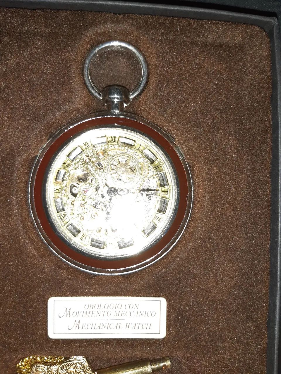 Relógio de bolso mecânico vintage