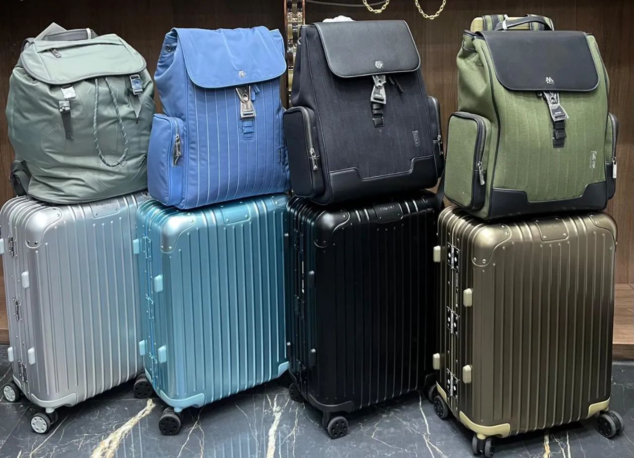 Kit de malas e mochilas de luxo Rimowa 