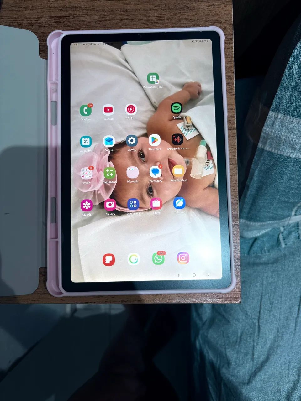 TABLET ROSA S6 LITE 10.4 / NOTA FISCAL / CAPACIDADE ATÉ 1 TB + SIM CEL/ CANETA / COMPLETO - Foto 3