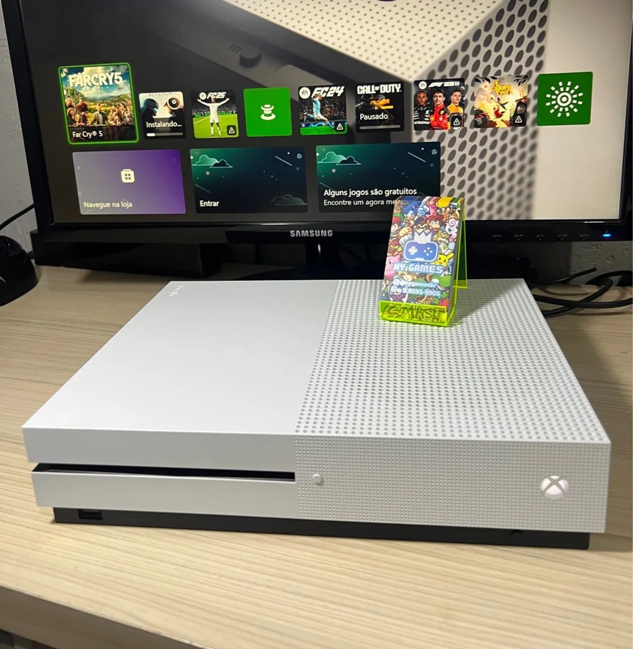 Xbox One S 500G (aceito cartão)  - Foto 3