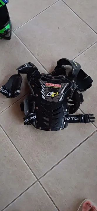 Kit roupa motocross infantil pro tork - Foto 5