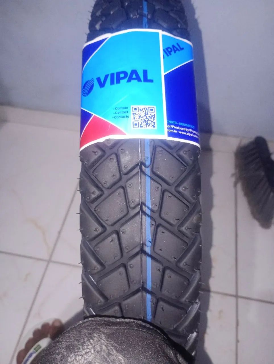 Pneu Vipal para Moto tr300 90/90/19 - Foto 3