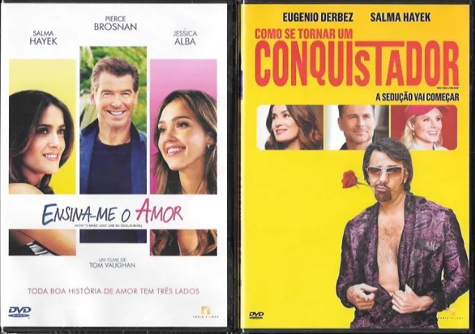 Kit DVD Salma Hayek: Ensina-me o Amor + Como se tornar um conquistador (c/ Eugenio Derbez)