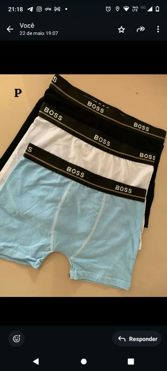 Cuecas Boxer masculina