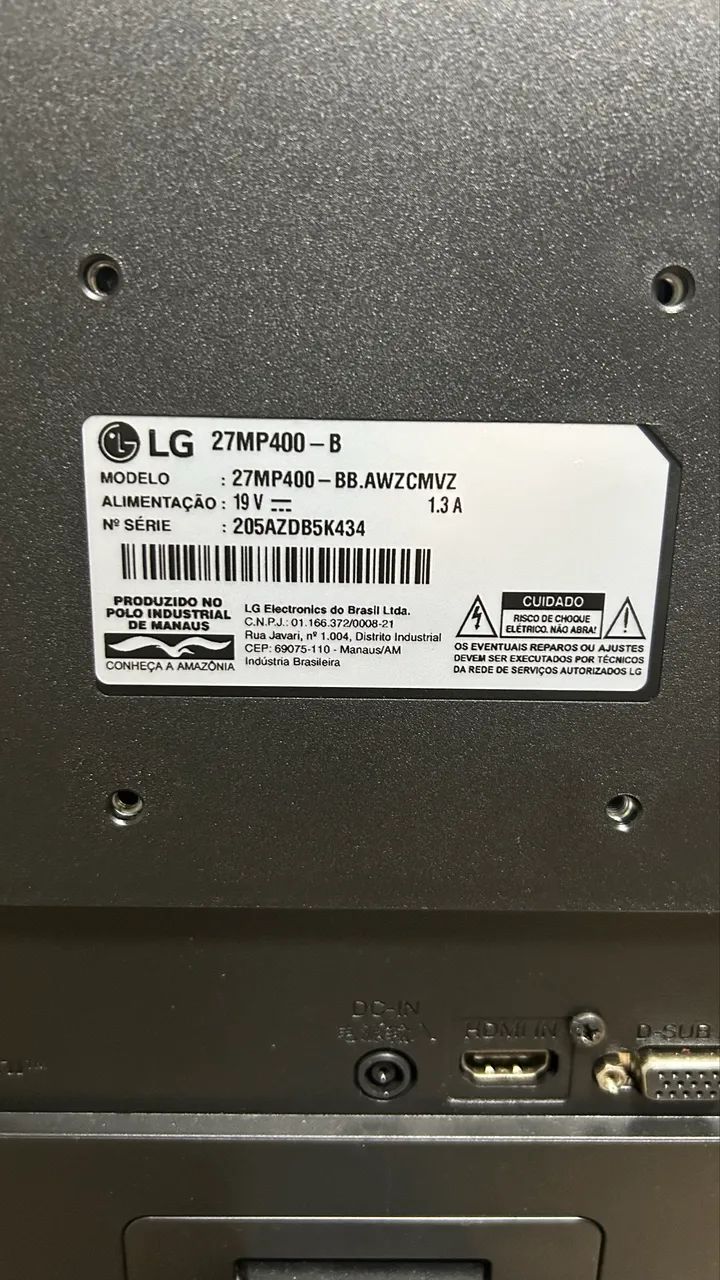 Monitor Gamer Lg Led 27 Polegadas Ips Full Hd - Foto 3