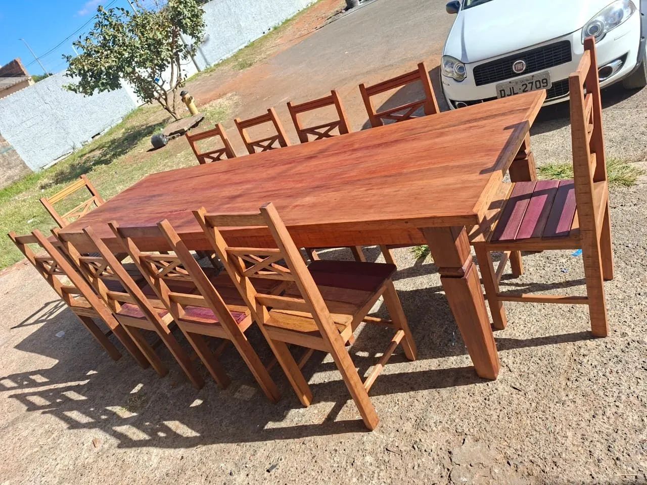 Mesa com 10 cadeiras  - Foto 4