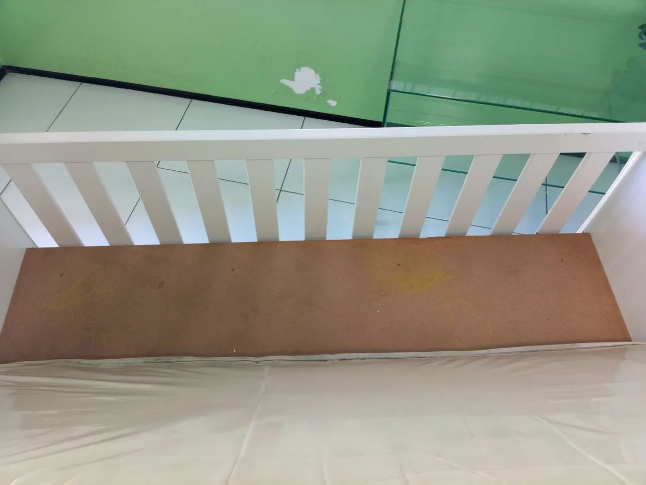 Berço com rodinhas mais colchão - Foto 3