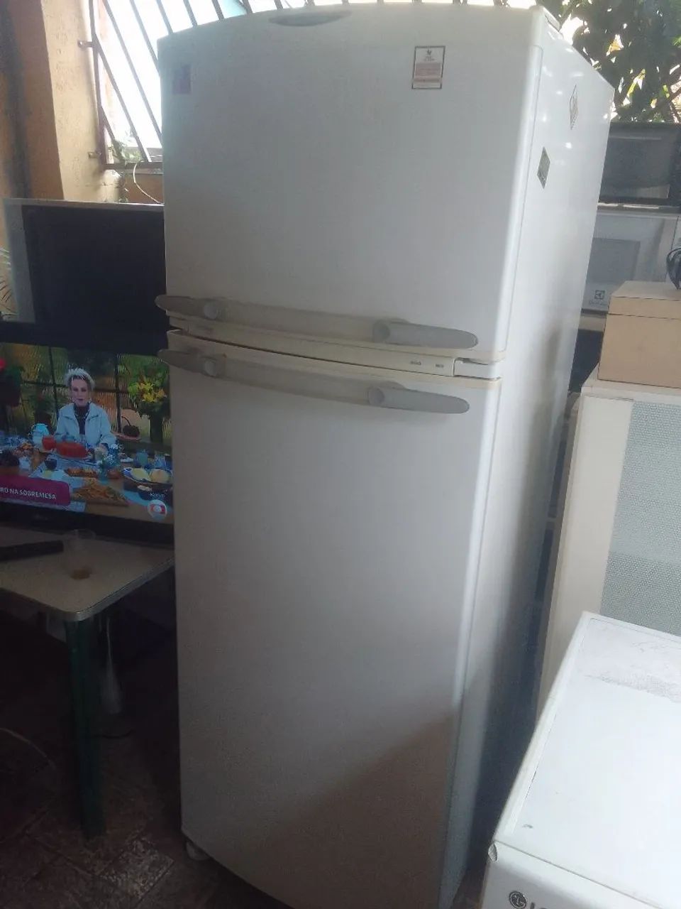 Geladeira duplex com defeito 