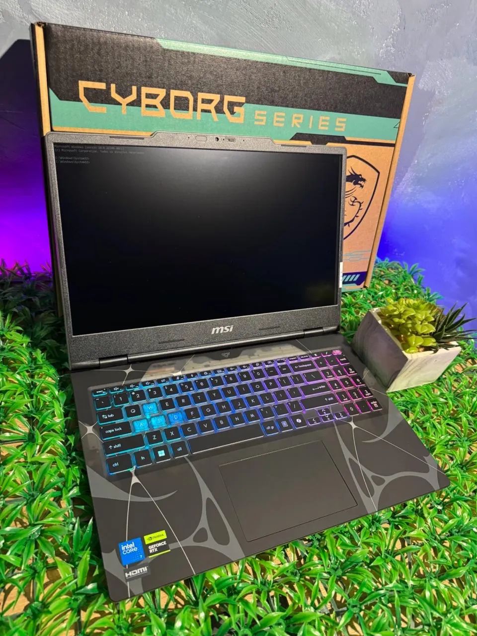 Notebook Gamer MSI Cyborg 15 Core 7 RTX 5060 NOVO!