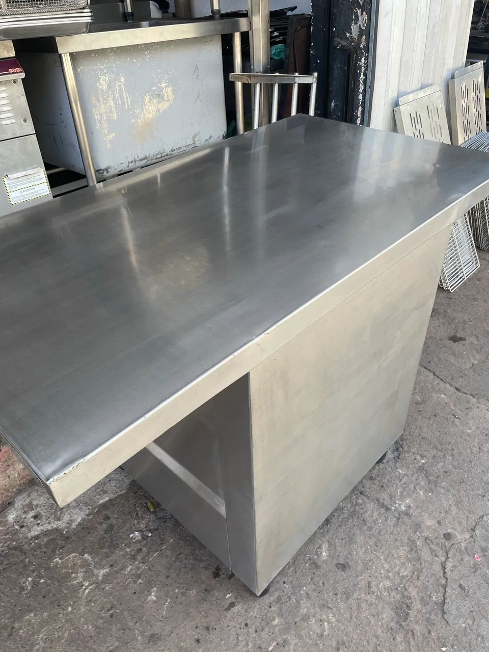 Bancada inox industrial 