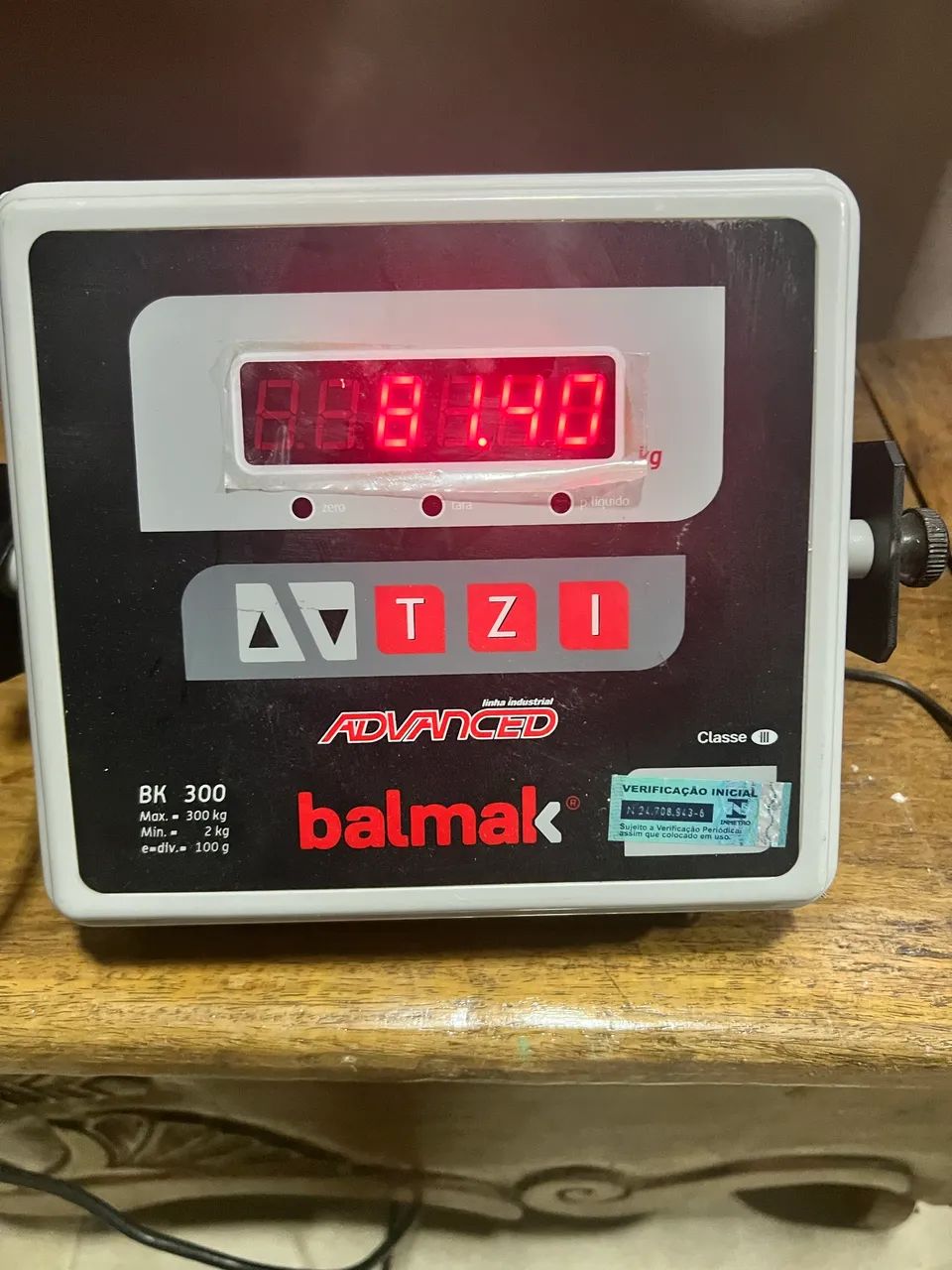 Balança Platforma Balmak BK-300 (300kg) - Inox - Nova na Caixa Bateria - Foto 5