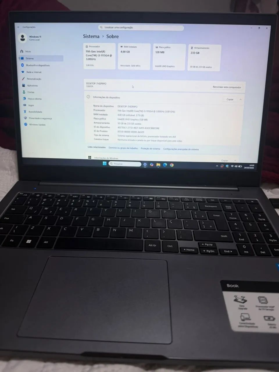 Notebook i3 11º geração  - Foto 3