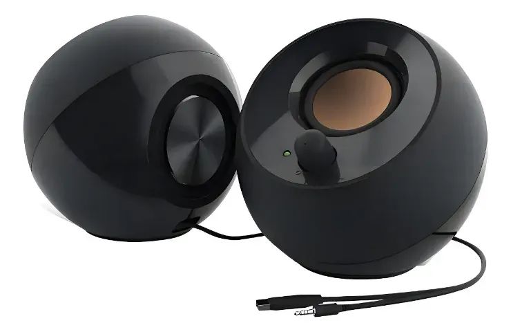 Caixa de Som Creative Pebble USB 2.0 Preta - Quase Nova - Foto 2