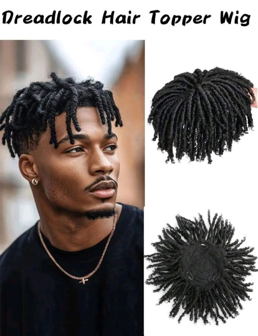Toupee masculino dreadlock  - Foto 3