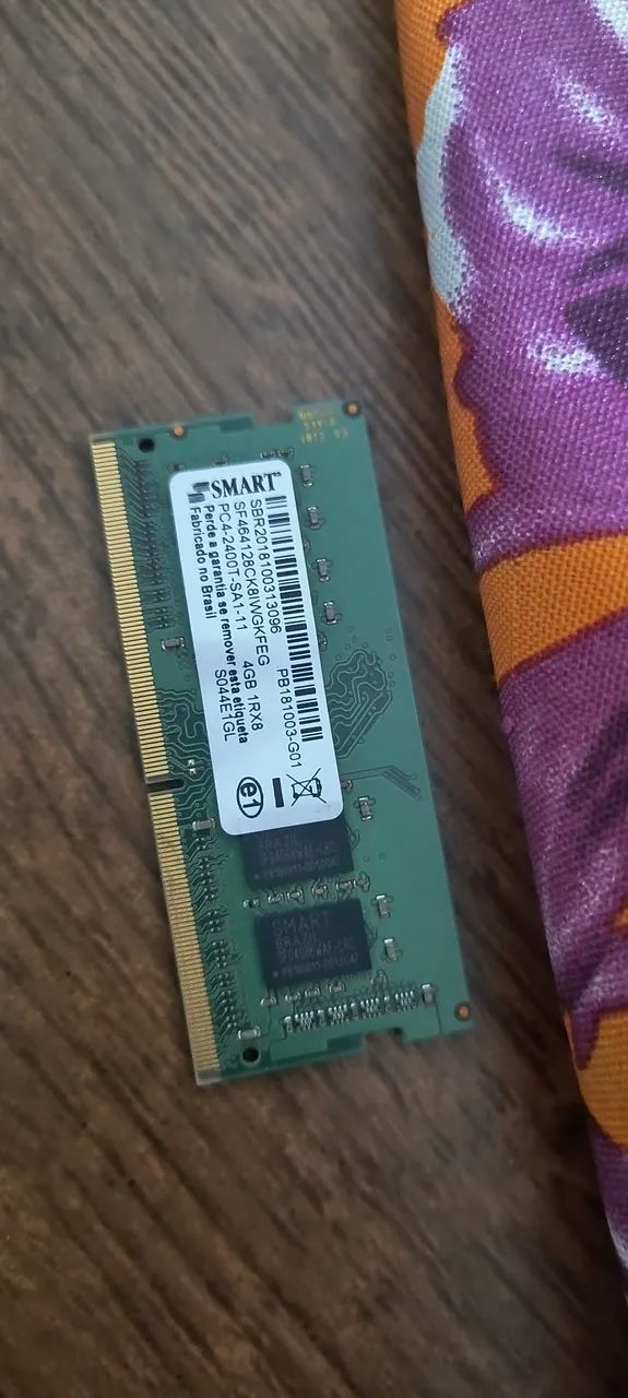 Memória de notebook ddr4 