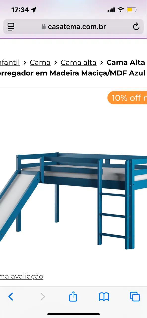 Cama com escorrego  - Foto 2