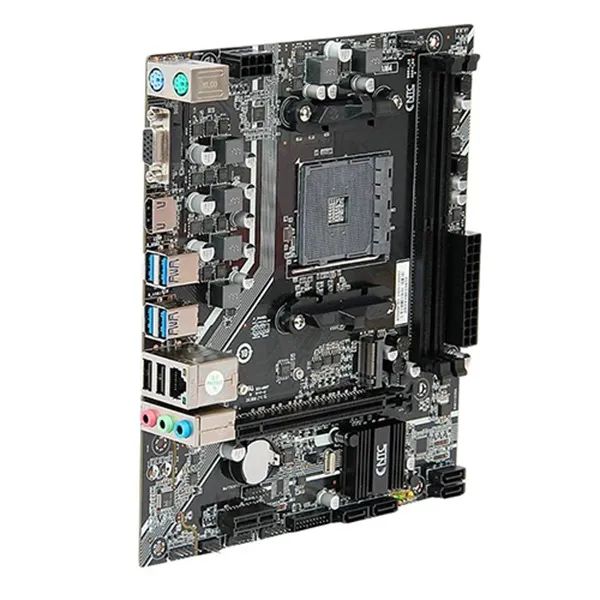 Placa mãe NTC B550M AMD AM4 mATX Preto - NOVO - Foto 2