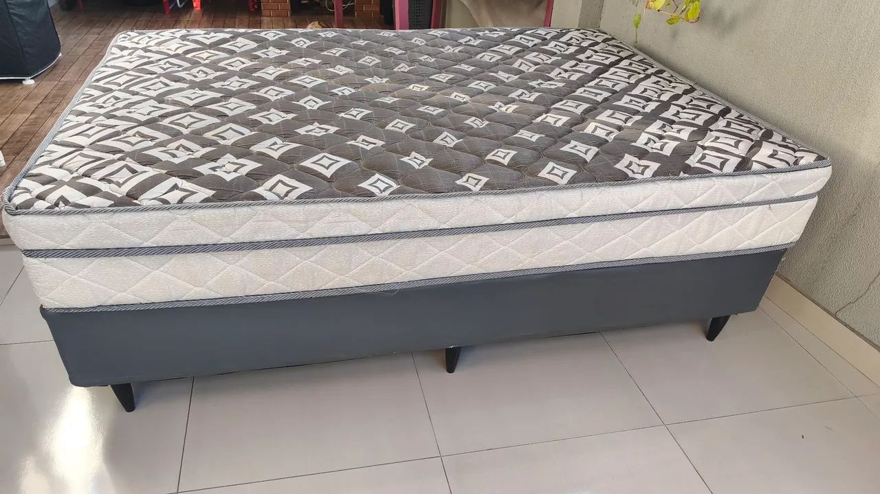 Cama box casal semi nova  - Foto 3