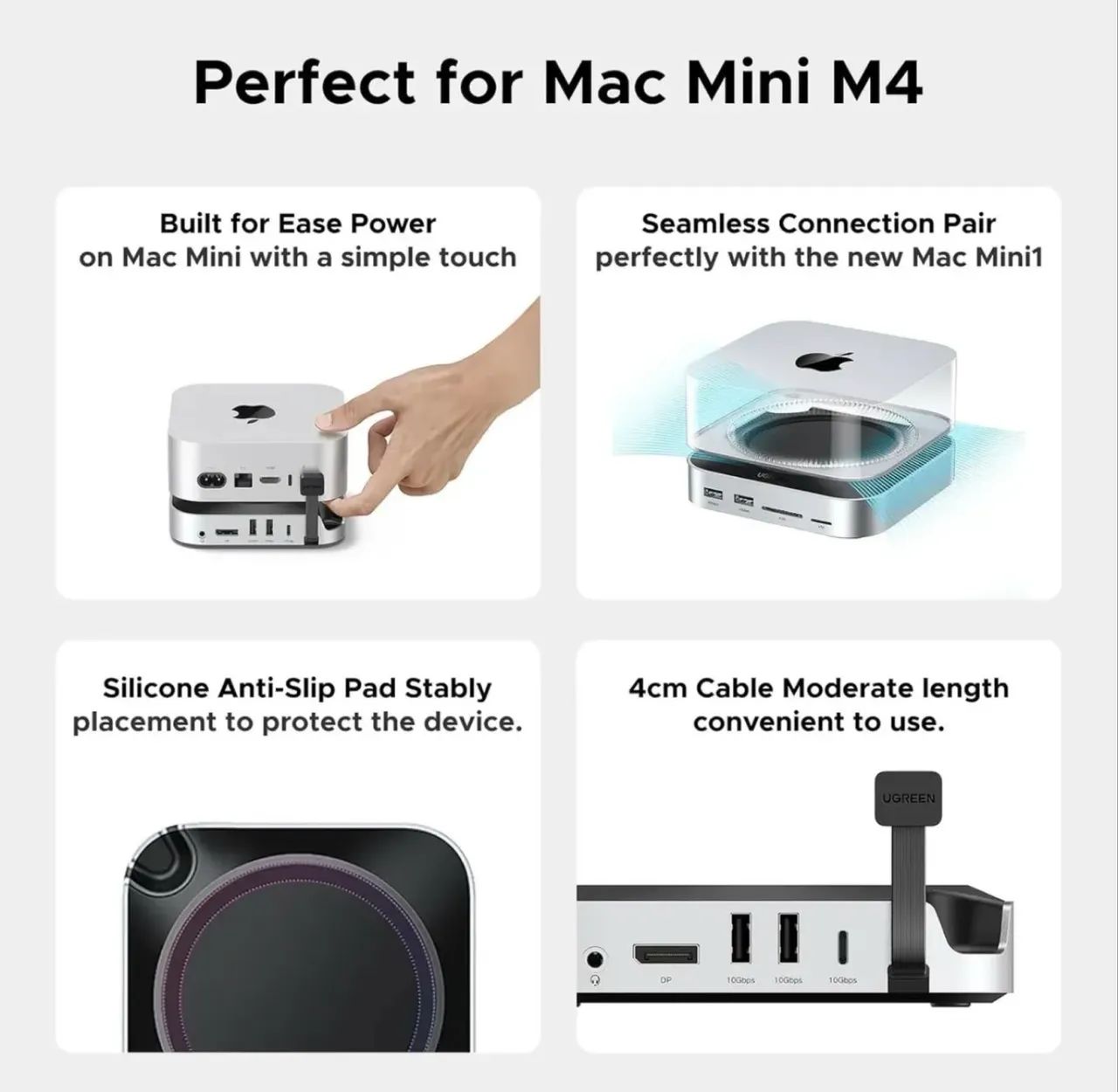 Dock para Mac Mini m4 - Periféricos e Acessórios de Computador