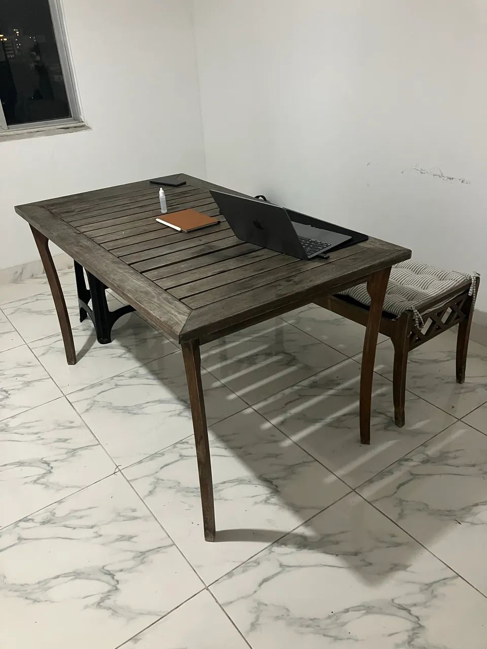 Mesa churrasco madeira area externa