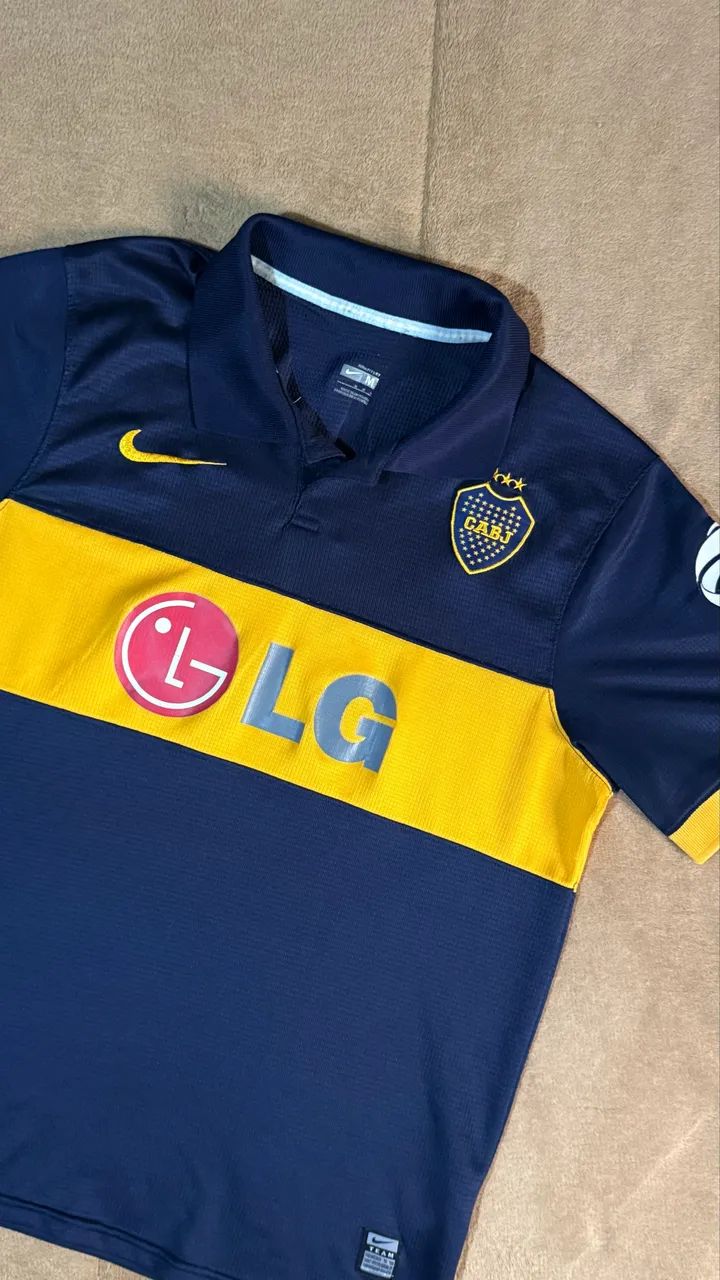 Camisa de time boca Junior Nike 2009 / 10 vintage original  - Foto 3