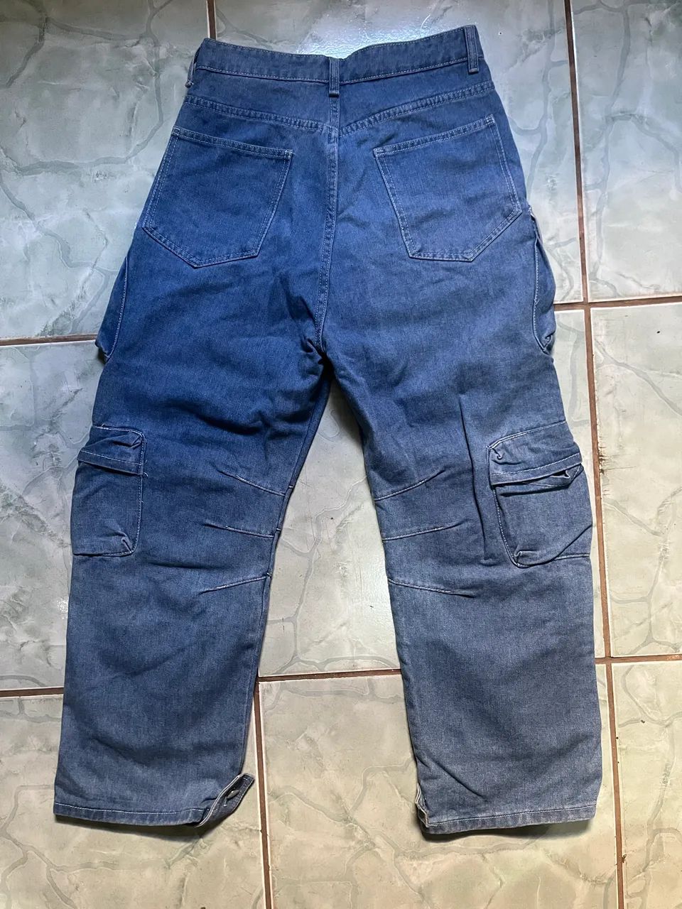 Calça multipockets jeans - Foto 4