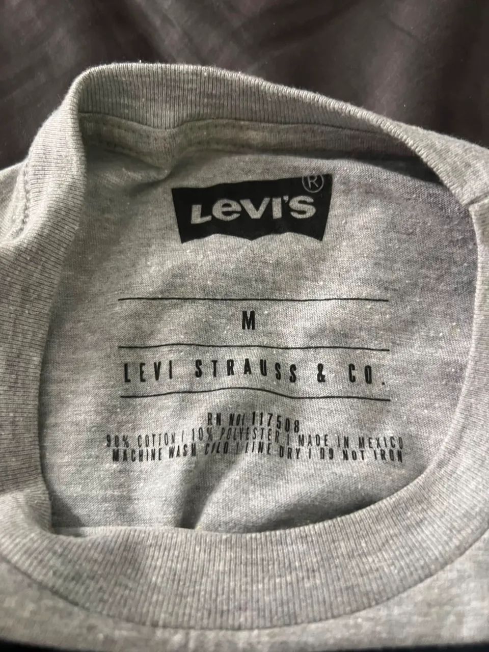 T-shirt levis cinza - Foto 2