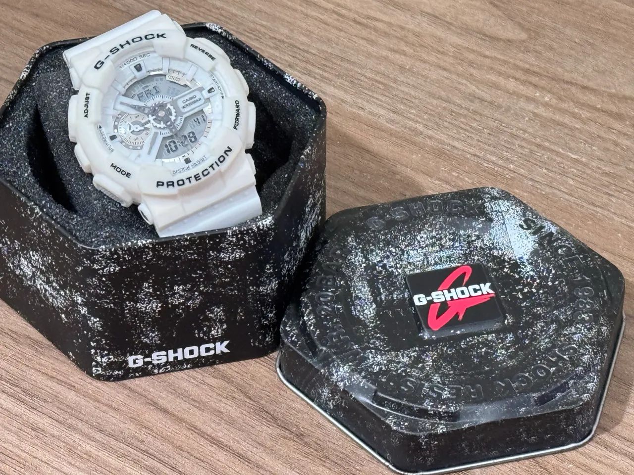 Casio Gshock branco g110 relógio militar  - Foto 3