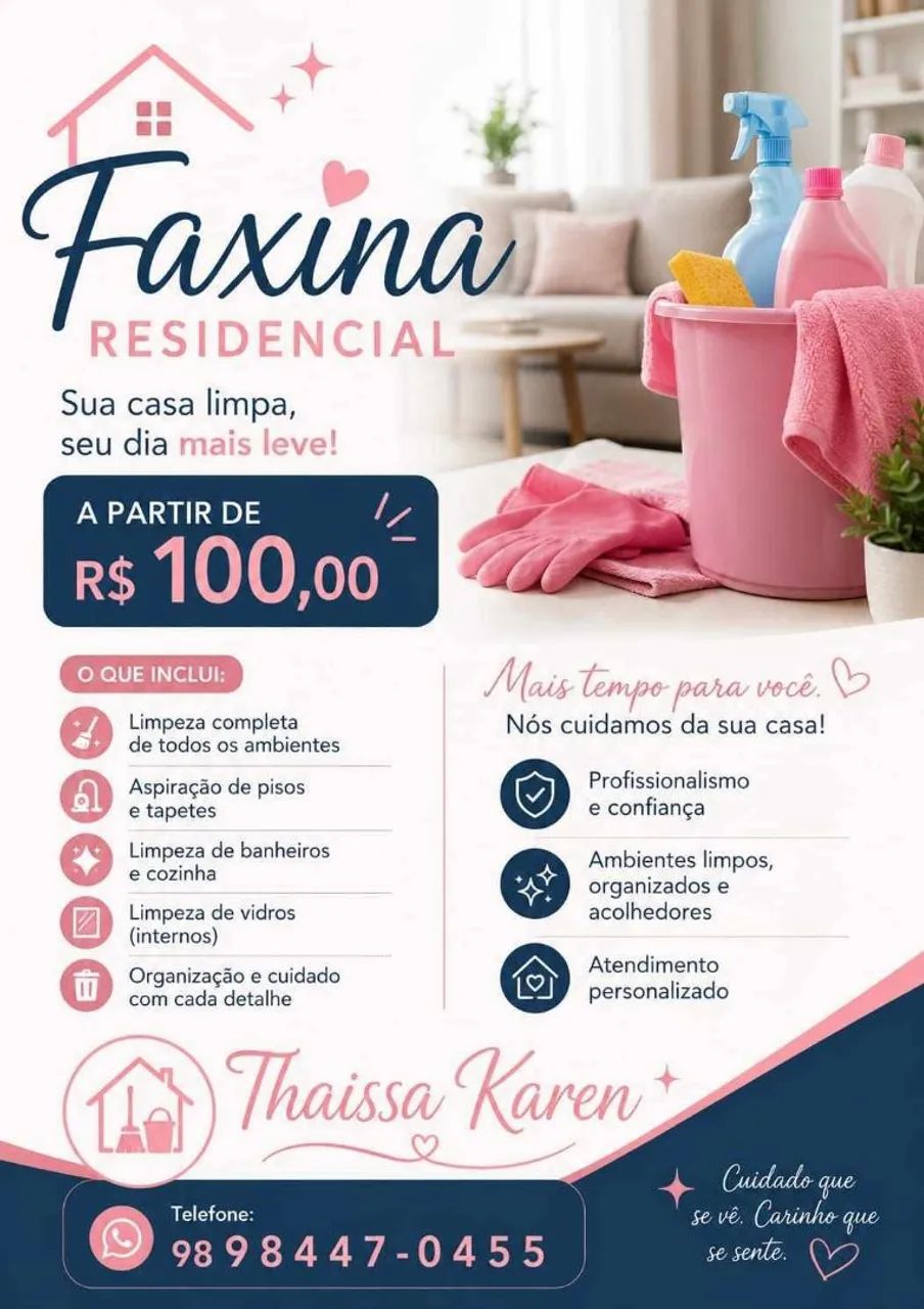 Trabalho como diarista 