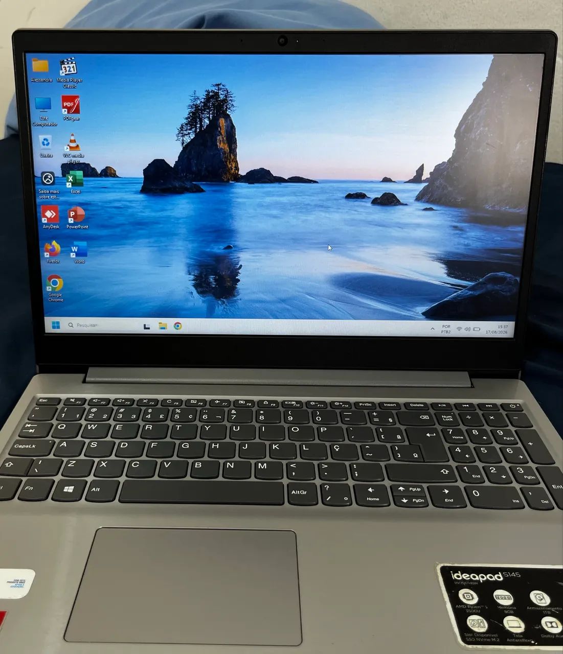 Notebook Lenovo IdeaPad S145 Ryzen 5 SSD NVMe