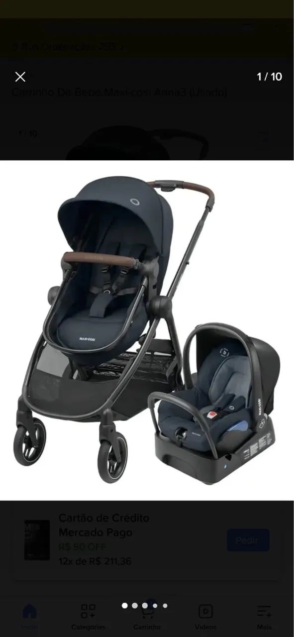 Carrinho e bebe conforto - Foto 4