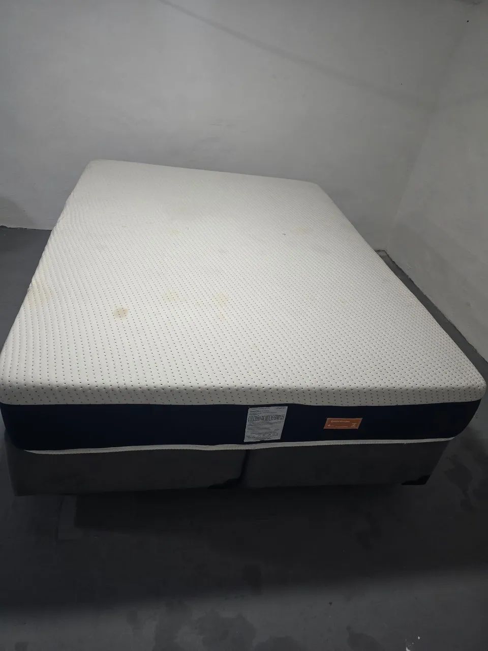 Cama casal completa box e colchão 