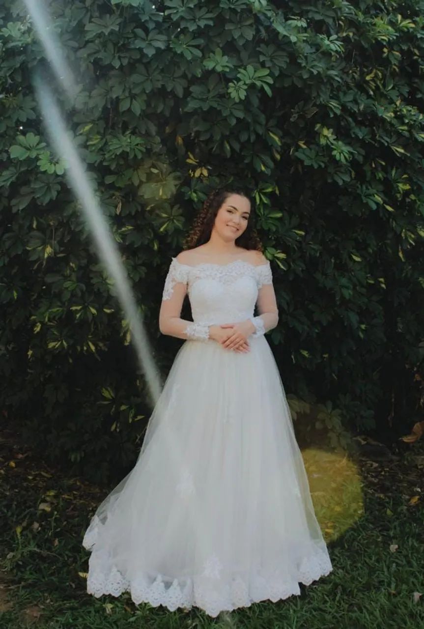 Vestido de noiva + véu princesa  - Foto 2