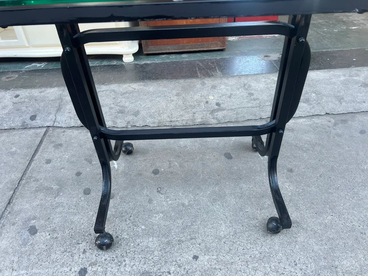 Mesa de Escritório com Tampo de Vidro - Foto 4