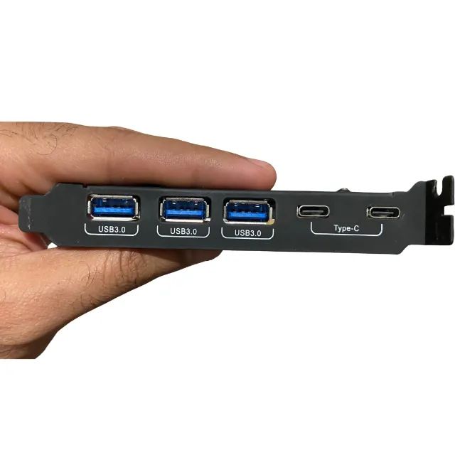 Placa Pci Express Usb 3.2 20gbps Host Card Tipo C Para Pc Desktop