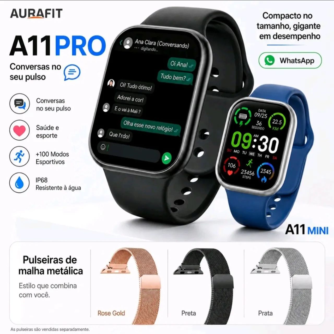 Smartwatch Aurafit Watch II Pro GPS  - Foto 2