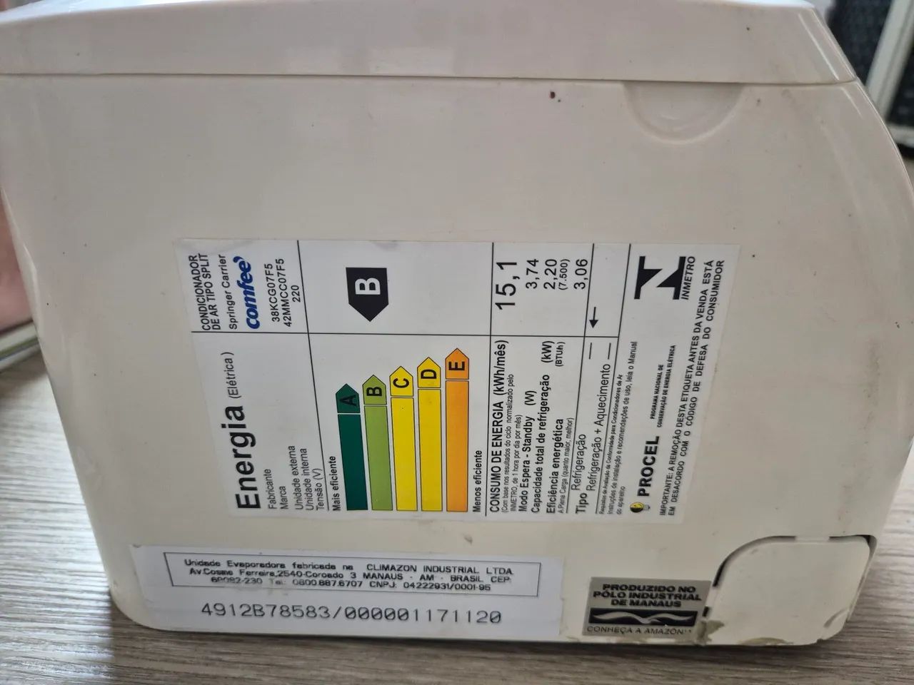 Ar condicionado Comfee 7500BTUs - Foto 2