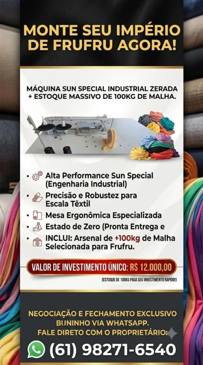 MÁQUINA DE FRUFRU - SUN ESPECIAL 
