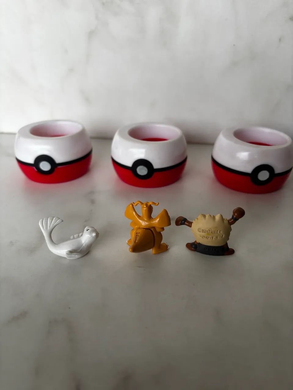 Kit com 3 Pokémons caçulinha + pokebolas - Foto 3
