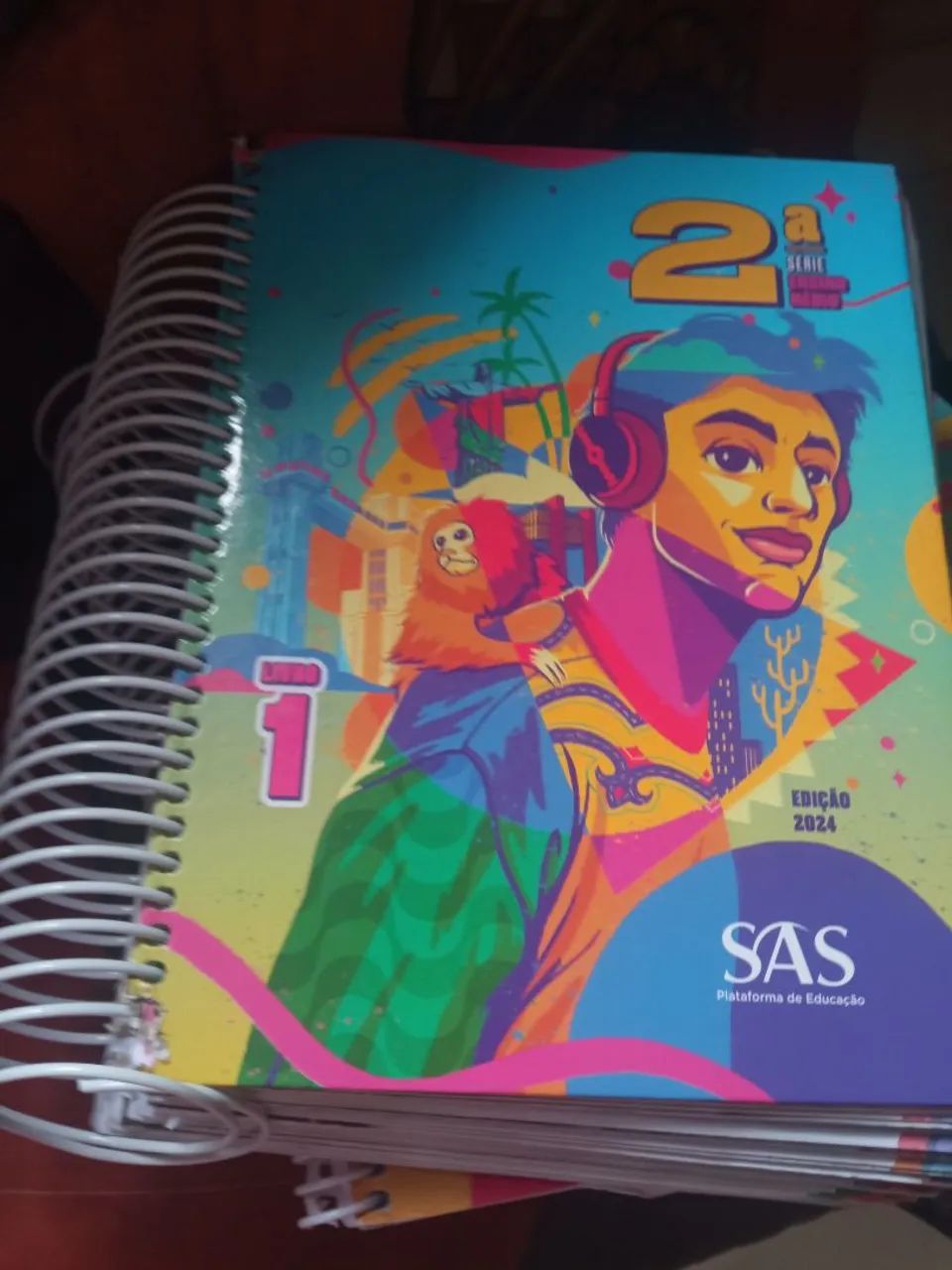 Livros 2 série do ensino médio SAS 2024, ótimo pro Enem!!! - Foto 3